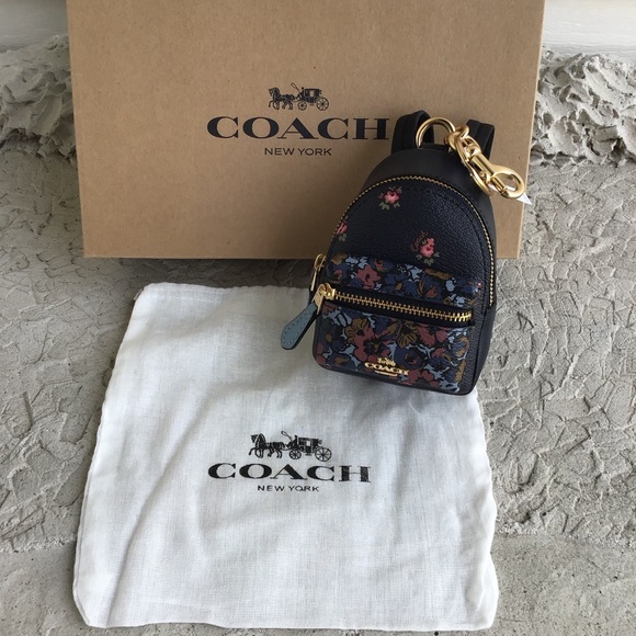 coach backpack keychain